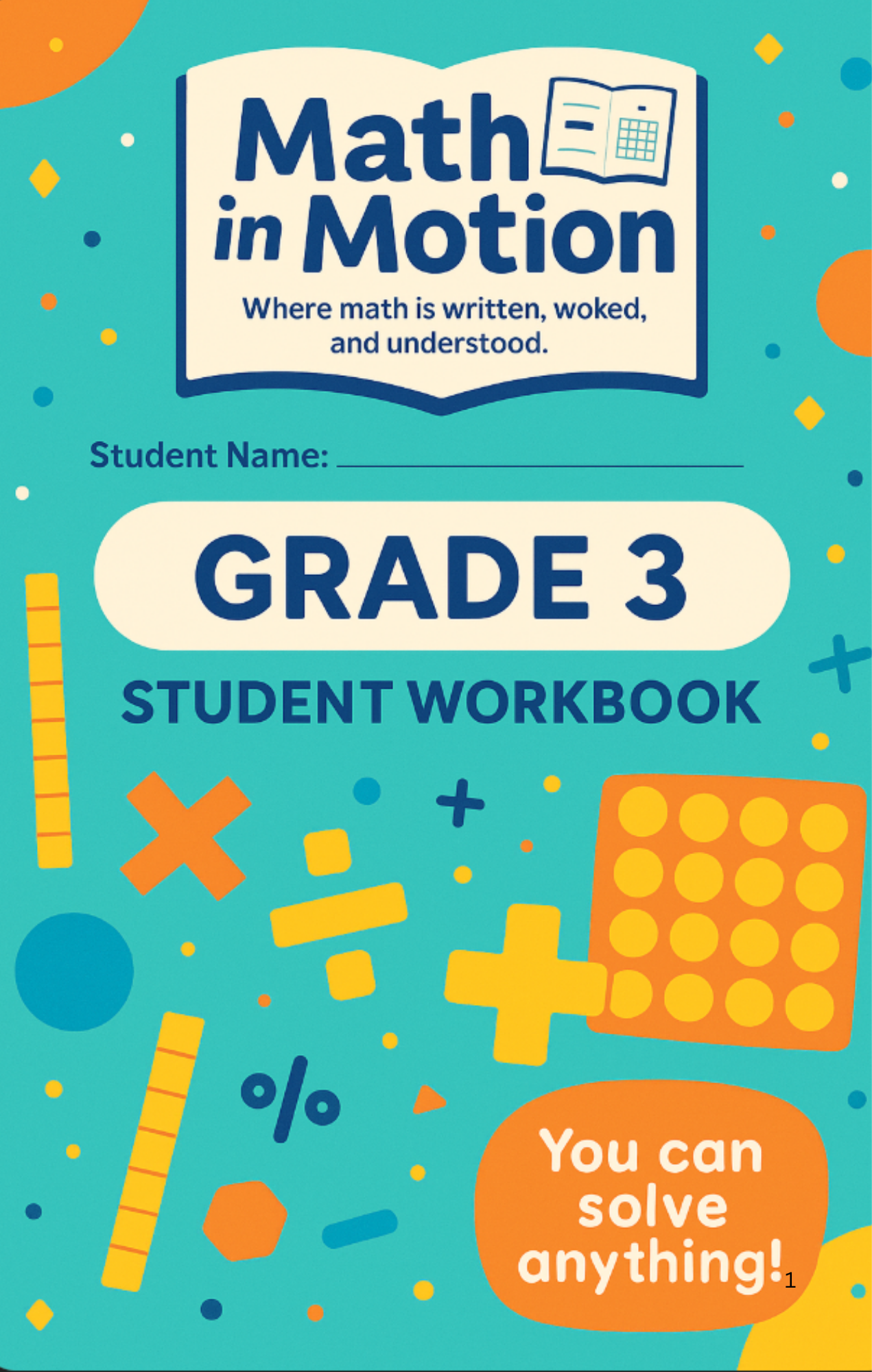 3rd Grade  Math In Motion Notebooks (Digital)