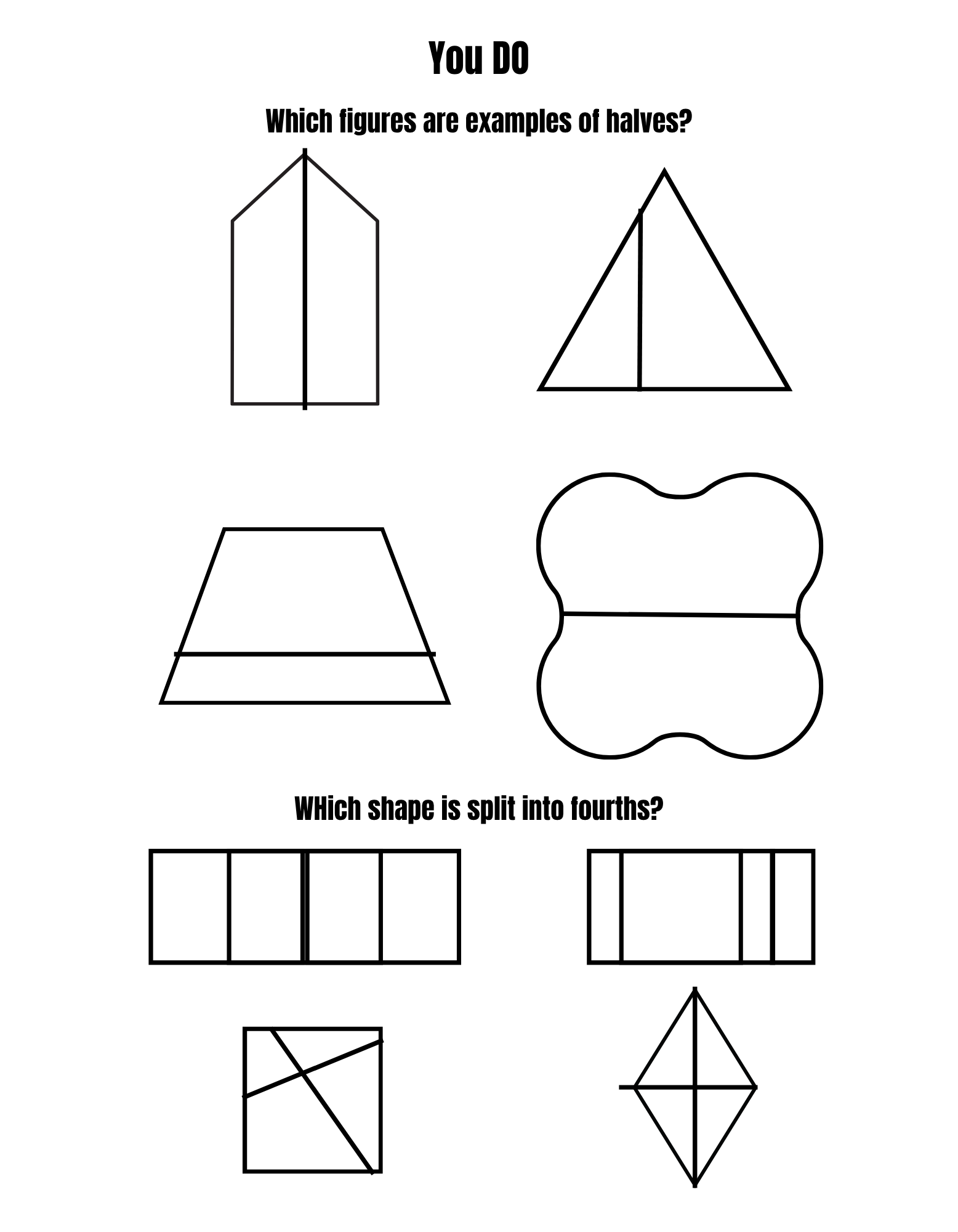 2nd Grade Fraction Guided Notes