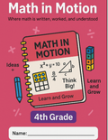 4th Grade Math In Motion Notebook - Digital